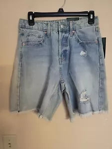 Wild Fable Women's High-Rise Wide Leg Bermuda Jean Shorts Size 0/25 B19 - Picture 1 of 2