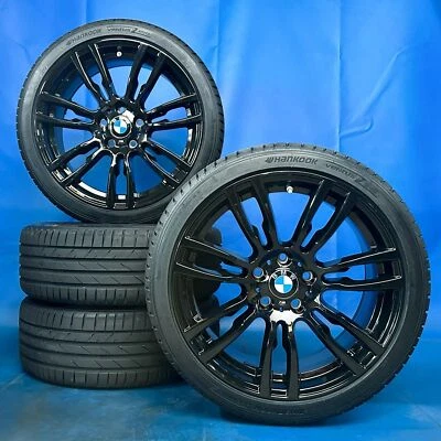 19 Zoll BMW 3er F30 F31 4er F32 F33 F36 Doppelspeiche M403 Sommerräder Original - Bild 1 von 4