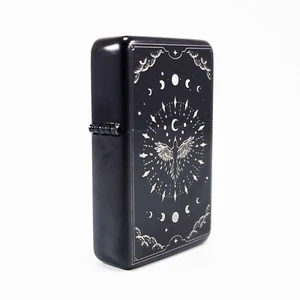 BRAND NEW - DESIGNED BRUSHED STYLED CIGARETTE PETROL LIGHTER - Astral Bird - Picture 1 of 17