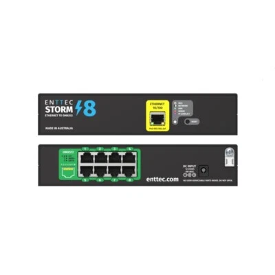 ENTTEC STORM 10 ArtNet / RJ45 / DMX (10) Universe Interface - Image 1 of 4