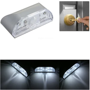 LED Wireless Door Keyhole Light Auto PIR Motion Sensor Detector Lamp UK - Picture 1 of 10