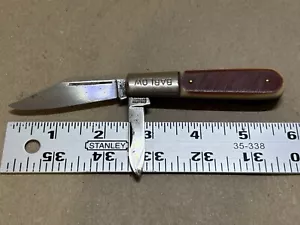 BARLOW Imperial Prov. USA 2 Blade Saw Cut Bone Folding Pocket Knife - Picture 1 of 11