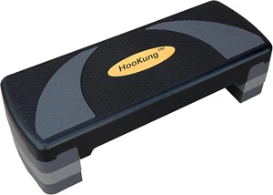 Adjustable Workout Aerobic Stepper in Fitness & Exercise Step Platform Trainer 3 - Picture 1 of 7