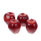 Realistyczne fałszywe jabłka 4 szt. Sztuczne owoce Foto Rekwizyt Dekoracja domu