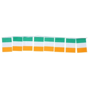 Ireland String Flag Pennant Banner Irish Flags Bunting Banner Patrick's Day - Picture 1 of 12