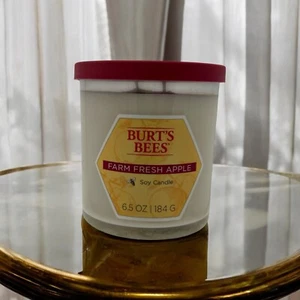 Burt's Bees Farm Fresh Apple Soy Candle 6 oz candle - Picture 1 of 8