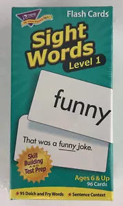 Trend Enterprises FLASH CARDS Sight Words Level 1 Homeschool NEW 2004 - Imagen 1 de 9