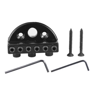 6-String Headless Electric Guitar String Locking Nut Set 2 Wrench 2 Screw F0P1 - Picture 1 of 7