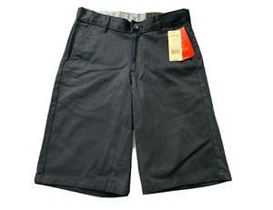 Boys Chaps Navy School uniform shorts, size 14 regular adjustable waist stretch. - Picture 1 of 8