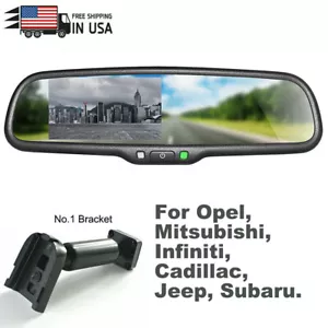 4.3'' OEM Rear View Mirror Monitor Backup camera For Hummer HX H1 H2 H3 ACADIA - Picture 1 of 12