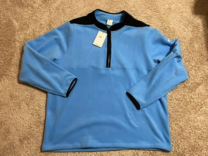 Nike Therma-Fit Victory Fleece Light Blue 1/2 Zip Golf DA2921-412 Men's XXL - Picture 1 of 5