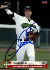 2006 Choice New York-Penn League Chris Coghlan #20 Rookie Signed Auto Jammers