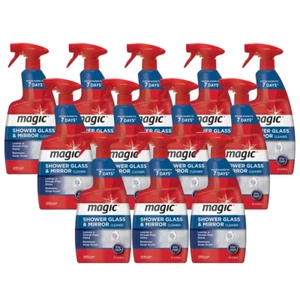 Magic Shower Glass Mirror Cleaner Stay Clean Technology Spray 28 FL OZ 12 Pack - Picture 1 of 14