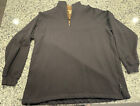 Woolrich 1/4 Zip Fleece Polyester Pullover Sweater Men's Extra Large