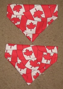 Kanadische Ahornblatt Flagge Hund Bandana - 5 Größen XS-XL - Bild 1 von 2