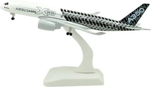 1:400 Airbus A350XWB con carrello di atterraggio originale in metallo modello aereo giocattolo   - Foto 1 di 9
