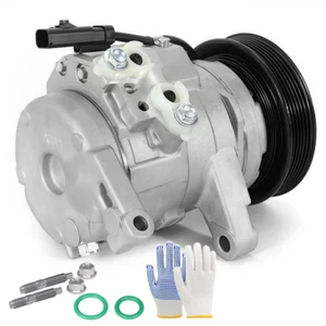 New AC Compressor Fits Dodge Ram 1500 3.7L, 4.7L 2004 2005 2006 2007 - Picture 1 of 12