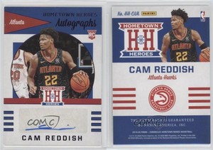 2019-20 Panini Chronicles Hometown Heroes Purple /25 Cam Reddish Rookie Auto RC