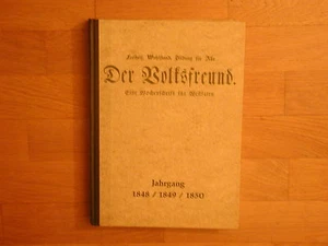 Der Volksfreund a weekly magazine for Westphalia year 1848-1850 reprint - Picture 1 of 1