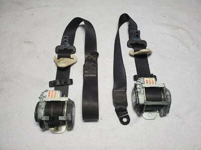2006 - 2011 Dodge Caliber Drivers & Passengers Front Seat Belts (OEM) Black  - Image 1 of 4