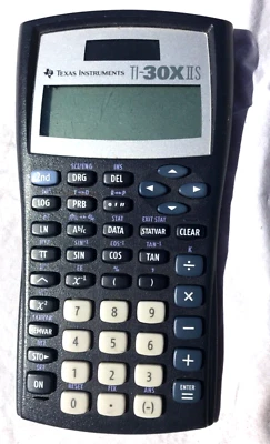 Texas Instruments TI-30X IIS 2-Line Scientific Calculator Finance Real Estate - Image 1 of 4