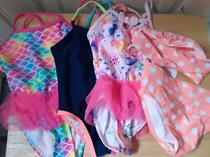 (FOUR) Girls Swimsuits by Wonder Nation & Wave Zone Size 2T NEW WITH TAGS - Picture 1 of 9