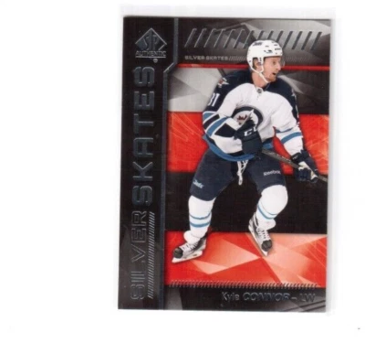 2016-17 SP Authentic Silver Skates Card SS-KC Kyle Connor Winnipeg Jets (SP) 1:5 - Image 1 of 2