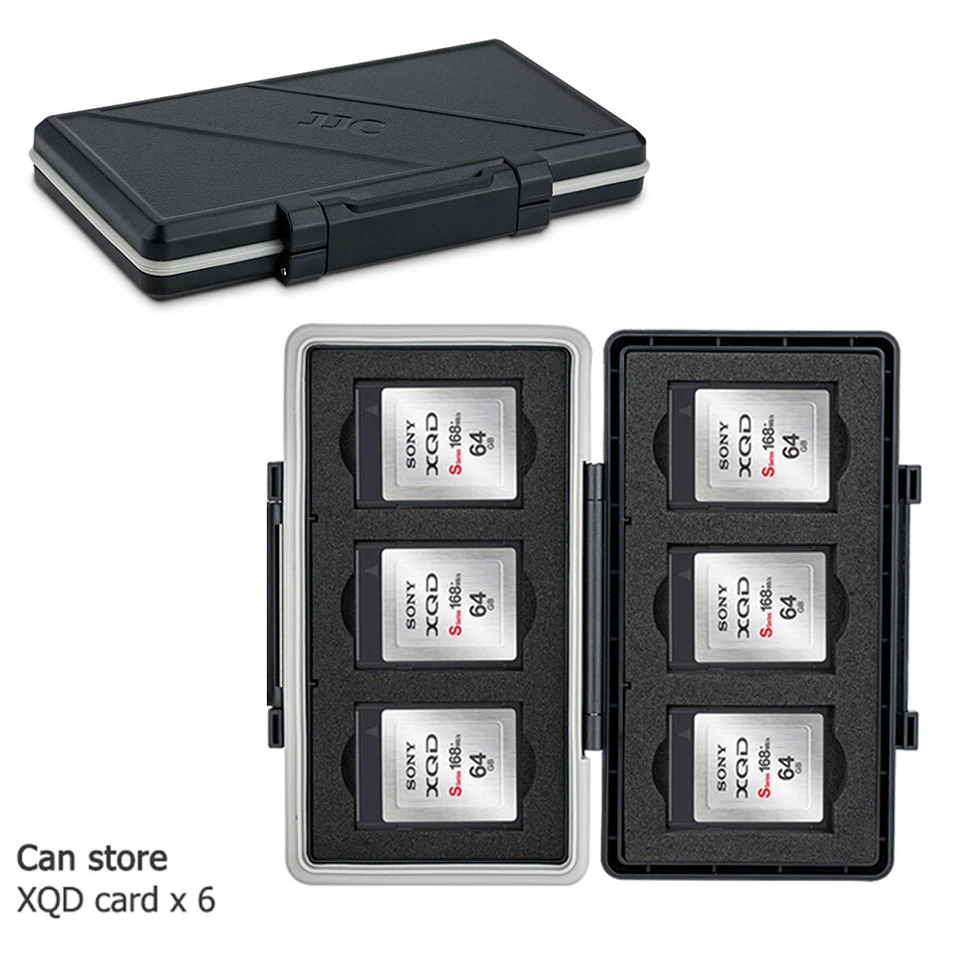 6 Slots Memory Card Case XQD CFexpress Type B Card for Nikon D850 D500 D5 D45 D4 - Image 1 of 4