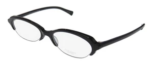NEW OLIVER PEOPLES LORELEI EYEGLASSES BLACK JAPAN HALF-RIM PLASTIC BK WOMENS - Picture 1 of 8