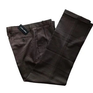 Mens Dress Pants Fall 34 x 32 Mocha Brown Business Formal NWT - Picture 1 of 7