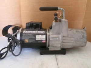 RITCHIE YELLOW JACKET 6CFM SUPEREVAC 93560 2-STAGE VACUUM PUMP - Picture 1 of 10