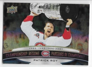 22/23 UD TIM HORTONS LEGENDS CHAMPIONSHIP RESUME (#CR1-CR15) U-Pick From List - Picture 1 of 16