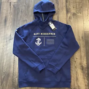 Under Armour U.S NAVY MIDSHIPMEN Pullover Sudadera con Capucha Sudadera Para Hombre Talla Mediana - Imagen 1 de 5