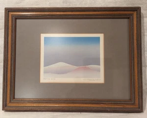 Peter Markgraf "Drifting Snow" Silkscreen Print - Picture 1 of 6