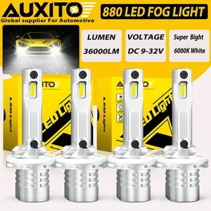 AUXITO 880 LED Fog Driving Light Bulbs 890 899 Xenon White 6000K Super Bright 4x - Picture 1 of 12