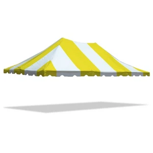 Replacement Pole Tent Canopy Top 20x30 Yellow Cover Event Wedding Party Gazebo - Picture 1 of 2