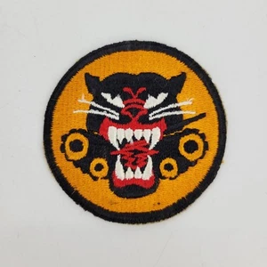 WW2 US Army Tank Destroyer Battalion Patch Bordo Tagliato 4 Ruote - Foto 1 di 2