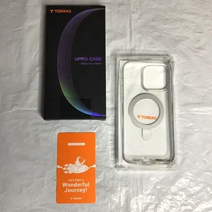 Torras Case for iPhone 15 Pro Max - Clear | Magnetic | Ostand Kickstand - Picture 1 of 15