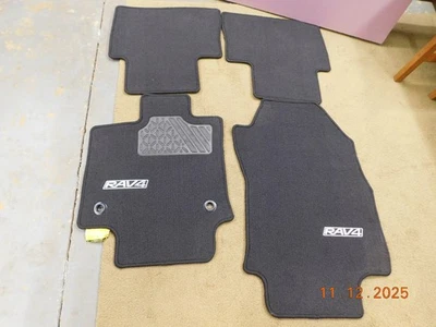 2019-2024 Toyota Rav4 Genuine OEM Carpet Floor Mat set 4pc Black PT206-42190 - Image 1 of 4