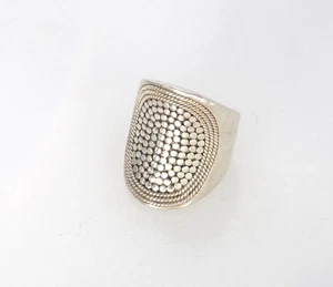 Anna Beck Gil Saddle Sterling Silver 925  27mm Ring Size 7  13 Grams - Picture 1 of 6