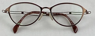 Charmant Line Art XL 2092 BR Brown Cat Eye Womens Eyeglasses Frames Metal B56 - Image 1 of 4