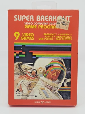 Atari 2600 Boxed Video Game - Super Breakout - 1981 Inc Release - Sealed - Image 1 of 2