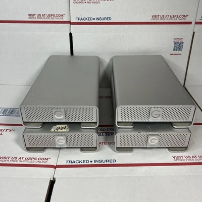 4X G-Technology G-DRIVE 2TB External Hard Drives (No Cords)- SAME DAY -WARRANTY - Image 1 of 4