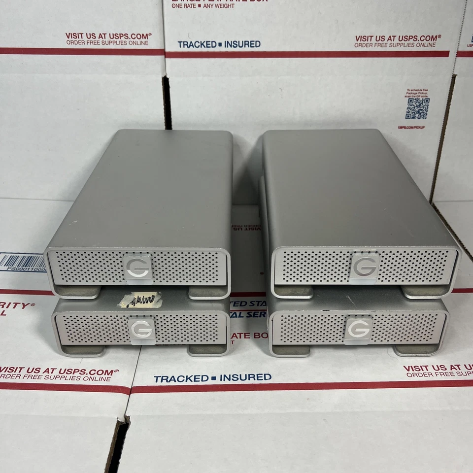 4X G-Technology G-DRIVE 2TB External Hard Drives (No Cords)- SAME DAY -WARRANTY - Image 1 of 4