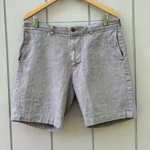 J. CREW STANTON Shorts—Men’s 34—Baird McNutt Irish Linen (Blend)—VG+ Condition - Picture 1 of 5