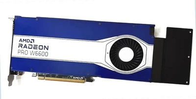 AMD Radeon Pro W6600 8GB GDDR6 PCIe 4.0 X 16 4 x DisplayPort Graphics Card XCV9V - Image 1 of 3