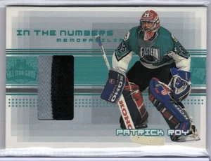 2000-01 BE A PLAYER MEMORABILIA PATRICK ROY IN THE NUMBERS GAME-USED PATCH 1:999 - Picture 1 of 1