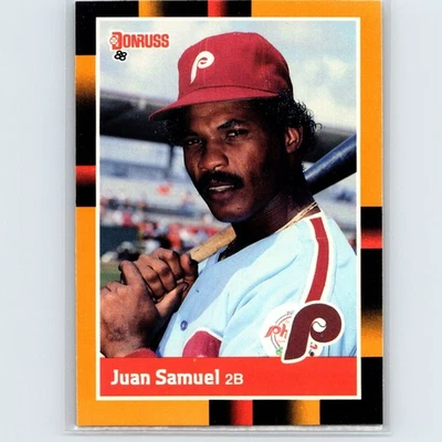 1988 Donruss - Juan Samuel #288 - Philadelphia Phillies - Image 1 of 2