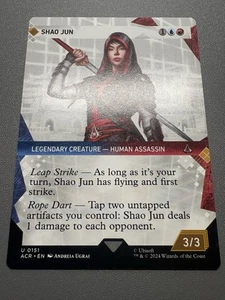 Shao Jun 0151 Assassin's Creed Showcase Regular Uncommon NM - Picture 1 of 16