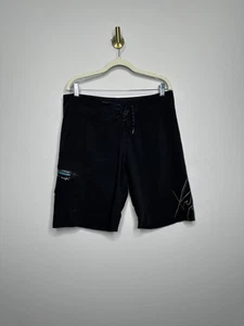 Pantalones cortos Billabong negros platino X para hombre 34 - Imagen 1 de 4